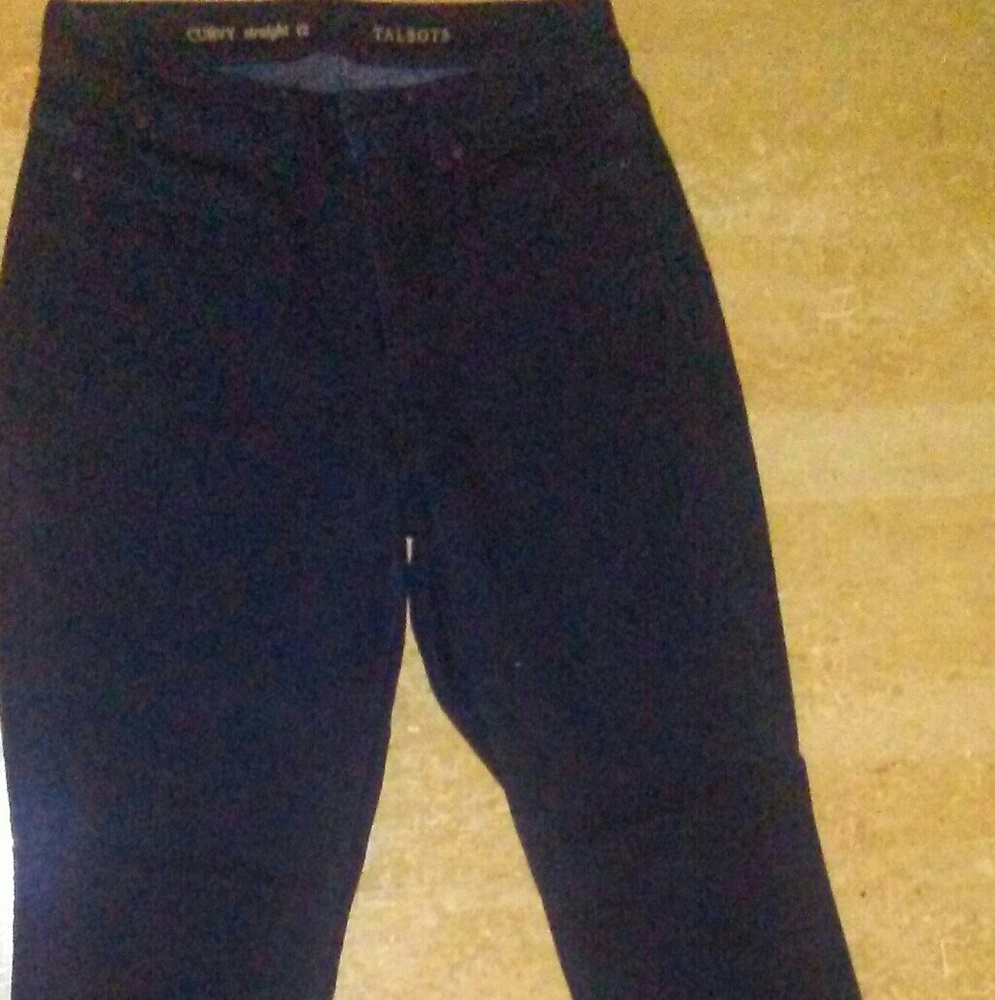 Talbots denim straight leg curvy jeans